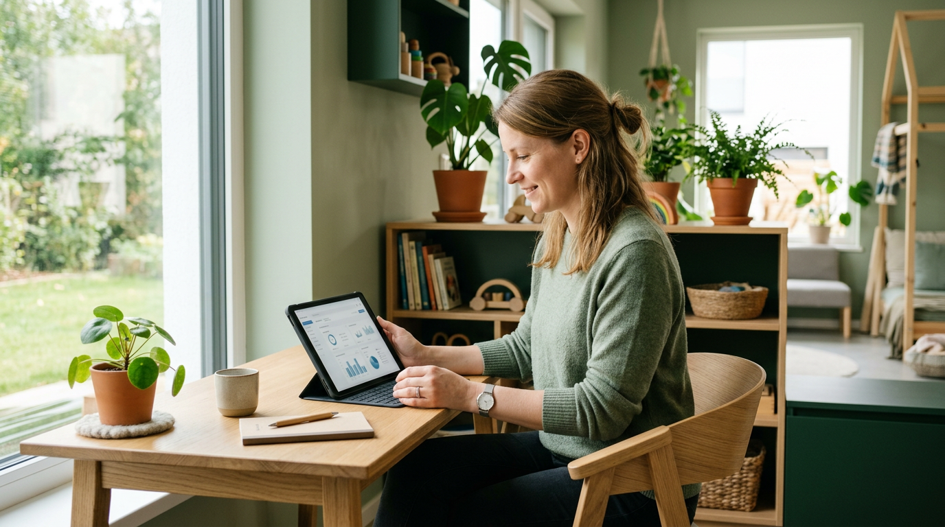 A gondozó a Kitaly alkalmazást használja